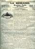 La semaine 4e ann&eacute;e n&deg; 9 - Une p&eacute;cheresse par Paul F&eacute;val, Histoire de la r&eacute;volution d'Italie en 1848 par Joseph Ricciardi, Physiologie du gant par L. ...