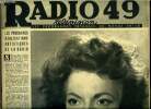 Radio télévision 49 n° 255 - Les prochaines réalisations artistiques de la radio, Bordeaux relaye Paris-Inter, Quatre musiciens de Bordeaux, ...