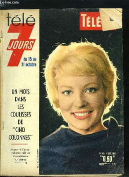 Télé 7 jours n° 30 - Pendant le tournage de Madame Azais : accidenty et grippe généralisée, Hoffmann, juge respecté au tribunal, se fait applaudit le ...