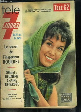 Télé 7 jours n° 109 - Quand il enlève le masque de Bourrel... Isabelle règne, A Montmartre, le limier perd toujours la partie de cache cache de ...