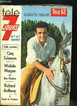 Télé 7 jours n° 141 - Cap a l'ouest pour la TV et la Radio, chez Paul Guimard l'heure des adieux, Jean Raymond est devenu comique troupier en lisant ...