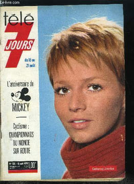Télé 7 jours n° 538 - Dany Saval coté jardin, Le cavalier de Bas de cuir affronte Nallet, Le dernier des samouraïs, Dalida et Peter : un tube pour ...