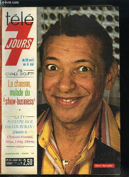 Télé 7 jours n° 883 - Deux parisiennes a New York, Le beau tiercé du docteur Drucker, Agnès Varda : une entrée de clowns a la télévision, Carlos ...