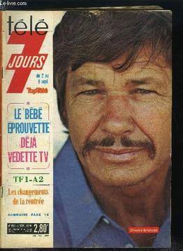 Télé 7 jours n° 953 - Louis Velle en Sicile : justicier de charme, Balle de match pour Véronique, L'été d'un gentilhomme, Benny Goodman devint le roi ...