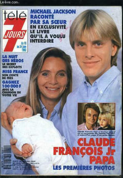 Télé 7 jours n° 1651 - La Toya Jackson : mon drole de frère, L'oeil sur eux : Claude François Jr papa, Miss France 1992 : l'amour, j'y pense, bien ...