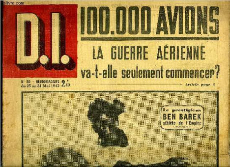 Dimanche illustré n° 80 - Disparu depui 350 ans, le tombeau de Saint Pierre premier des papes, est retrouvé, Des dizaines de milliers d'avions étant ...