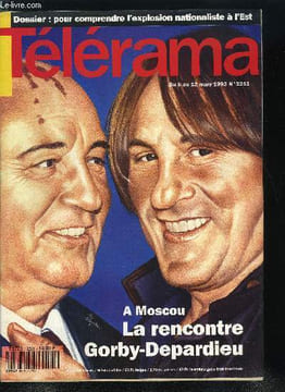 Télérama n° 2251 - L'explosion des nationalismes en Europe, Rachid Khimoune, sculpteur, Le voyage a Moscou d'une délégation du cinéma français, Une ...
