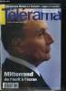 Télérama n° 2401 - Document : Mitterand de l'écrit a l'écran, La cérémonie des adieux, Interview imaginaire, François Mitterrand, l'homme des lettres, ...