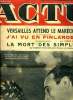 Actu n° 36 - Le lieutenant sauta avec le convoi de munitions car il fallait sauver les hommes d'abord, L'homme qui fabrique en chambres des villages ...