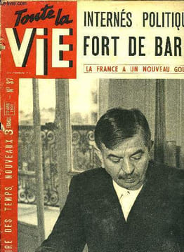Toute la vie n° 37 - M. Laval reprend le pouvoir, Une autoroute de 3.500 km va relier les Etats Unis a l'Alaska, Stafford Cripps K.O., Premiers ...