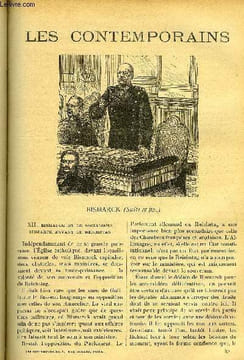 Les contemporains n° 396 - Bismarck (suite et fin) - Bismarck et le socialisme, Bismarck devant le Reichstag, De 1870 a 1890, Politique extérieure de ...