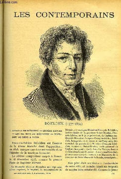 Les contemporains n° 418 - Boïeldieu (1775-1834) - Enfance de Boïeldieu, Le père Broche, Les six sous de Boïeldieu, Boïeldieu se rend a Paris, Débuts ...