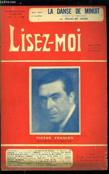Lisez-moi - nouvelle série - n° 168 - Le maitre du navire par Louis Chadourne, Un caprice par Frédéric Boutet, L'amitié par Abel Bonnard, Les ...