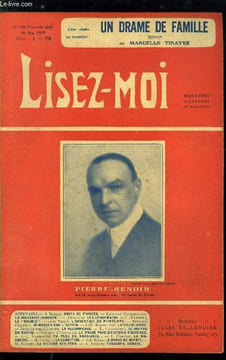 Lisez-moi - nouvelle série - n° 169 - Nuits de princes par J. Kessel, Les lendemains par Lucien Descaves, Le double par Claude Farrère, L'ouverture du ...