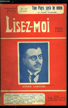 Lisez-moi - nouvelle série - n° 171 - Ton pays sera le mien par André Lamande, Deux types de bourgeois par Abel Hermant, Le vrai et le faux par ...