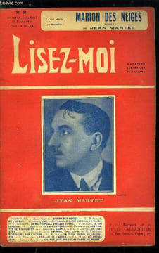 Lisez-moi - nouvelle série - n° 188 - Marion des neiges par Jean Martet, Line par Séverine, Ca me rappelle quelque chose par René Boylesve, Le roi ...
