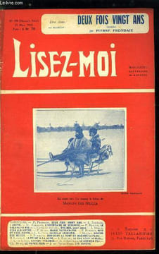 Lisez-moi - nouvelle série - n° 190 - Deux fois vingt ans par Pierre Frondaie, L'inventaire de sécurité par Miguel Zamacois, Orlinda, coeur coeur (X) ...