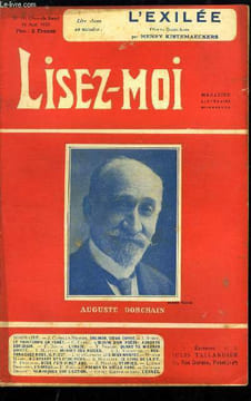 Lisez-moi - nouvelle série - n° 191 - Orlinda, coeur coeur (III) par Jane Catulle Mendès, L'oeuvre d'un poète : Auguste Dorchain par Charles Clerc, ...