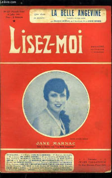 Lisez-moi - nouvelle série - n° 221 - L'ame de la brousse par Jean d'Esme, La veuve par Frédéric Boutet, La pécheresse (V) par Henri de Régnier, La ...