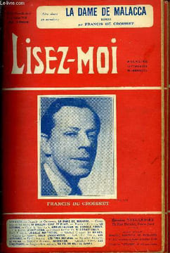 Lisez-moi - nouvelle série - n° 332 - La dame de Malacca par Francis de Croisset, Le catarrhe par Romain Coolus, Amour passion ou humble amour par ...