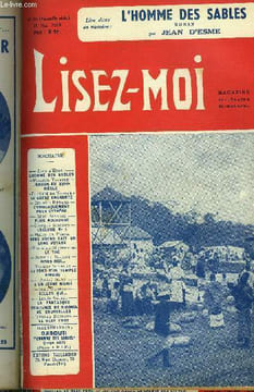 Lisez-moi - nouvelle série - n° 410 - L'homme des sables par Jean d'Esme, L'amour au XVIIIe siècle par Marcelle Tinayre, Le cotre enchanté par Edouard ...