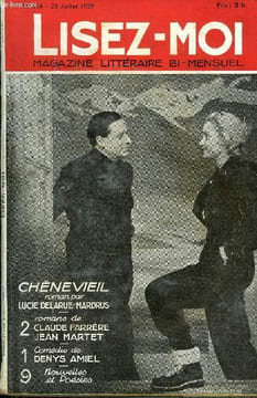 Lisez-moi - nouvelle série - n° 414 - Chênevieil par Lucie Delarue-Mardrus, La profession imprévue par André Birabeau, Tabac par Pierre Thibaut, Les ...