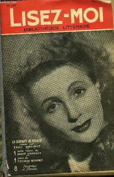 Lisez-moi - nouvelle série - n° 469 - La servante du passeur par Ernst Wiechert, Innocence par Marie Louise Boudat, Le candélabre par Henry Bordeaux, ...