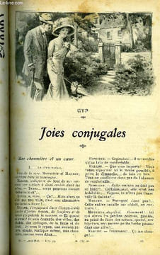 Lisez moi n° 94 - Joies conjugales par Gyp, Les yeux qui s'ouvrent (suite) III par Henry Bordeaux, Les nénuphars par Edmond Rostand, En faisant des ...