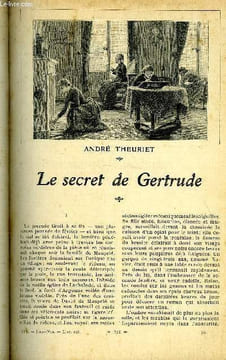 Lisez moi n° 108 - Le secret de Gertrude par André Theuriet, Patineuses par Victor Margueritte, Modern style par Michel Provins, La fontaine aux ...