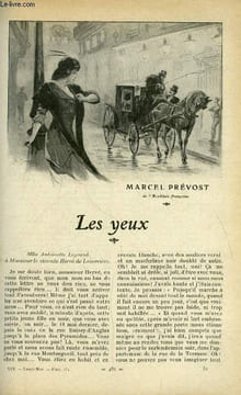 Lisez moi n° 151 - Les yeux par Marcel Prévost, La victime par Fernand Vandérem, L'ouvreuse par François Coppée, Mademoiselle Roche par André ...