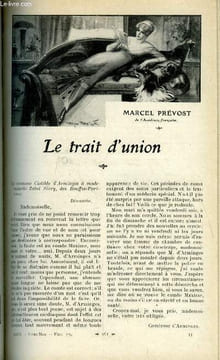 Lisez moi n° 179 - Le trait d'union par Marcel Prévost, Le soldat Bernard par Paul Acker, La tache par Camille Mauclair, La petite fumée par Ernest ...
