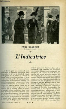 Lisez moi n° 187 - L'indicatrice par Paul Bourget, Amants (suite) par Paul Margueritte, Le choix d'une carrière par Henri Lavedan, Aubades par Pierre ...