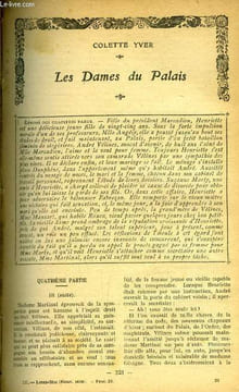 Lisez moi - nouvelle série - n° 21 - Les dames du palais (III) par Colette Yver, Le testament du comte Arminati par Henri de Régnier, La poule par ...