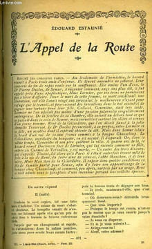 Lisez moi - nouvelle série - n° 22 - L'appel de la route (II) par Edouard Estaunié, Pour soi même par Edmond Sée, Martyre par Charles Foley, Les dames ...