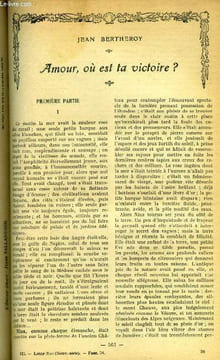 Lisez moi - nouvelle série - n° 24 - Amour, ou est ta victoire ? par Jean Bertheroy, L'offense de la raison par Binet-Valmer, Une fête en Chine par ...