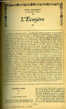 Lisez moi - nouvelle série - n° 27 - L'écuyère (V) par Paul Bourget, La fausse Esther par Pierre Louys, Le temps d'aimer (IV) par Gérard d'Houville, ...