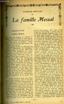 Lisez moi - nouvelle série - n° 28 - La famille Messal par Charles Géniaux, Prime jeunesse par Pierre Loti, Faut-il entrer ? par André Birabeau, Amour ...