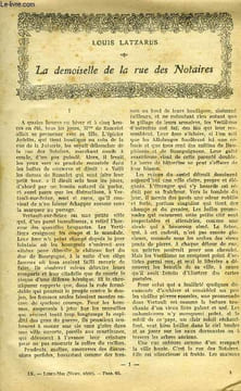 Lisez moi - nouvelle série - n° 65 - La demoiselle de la rue des Notaires par Louis Latzarus, L'autre amour par J.H. Rosny jeune, Le krach du mariage ...