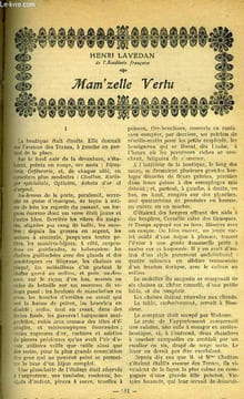 Lisez moi - nouvelle série - n° 79 - Mam'zelle Vertu par Henri Lavedan, La maison des crimes par Edouard Rod, La petite larme par Charles Foley, Le ...
