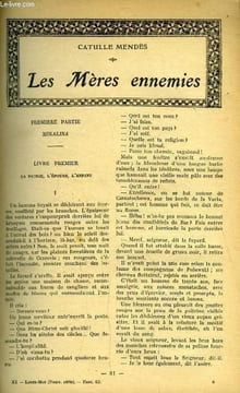 Lisez moi - nouvelle série - n° 82 - Les mères ennemies par Catulle Mendès, Séduction par Frédéric Boutet, Le parfum des Iles Borromées (X) par René ...