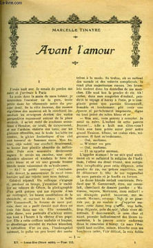 Lisez moi - nouvelle série - n° 113 - Avant l'amour par Marcelle Tinayre, L'arbre vivant par André de Lorde, L'enfance de Jeanne d'Albret par Charles ...