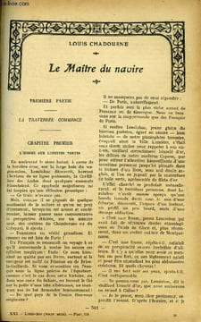Lisez moi - nouvelle série - n° 168 - Le maitre du navire par Louis Chadourne, Un caprice par Frédéric Boutet, Les préparations involontaires par ...