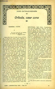 Lisez moi - nouvelle série - n° 187 - Orlinda, coeur corse par Jane Catulle-Mendès, Le fond du puits par Miguel Zamacoïs, Résignation par Frédéric ...