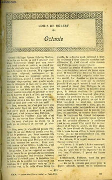 Lisez moi - nouvelle série - n° 198 - Octavie par Louis de Robert, La paix du Lotus par Louis Chadourne, Les amants du lac (XII) par Albéric Cahuet, ...