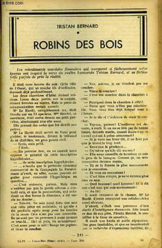 Lisez moi - nouvelle série - n° 368 - Robins des bois par Tristan Bernard, La valise en peau de porc par Emile Zavie, Le crime de M. de Fougères par ...