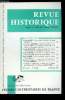Revue historique n° 490 - Les utopies égalitaires a l'époque hellénistique par Claude Mossé, Le mouvement du 4 mai 1919 en Chine : la conjoncture ...