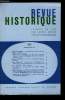 Revue historique n° 497 - Nouvelles découvertes archéologique en Asie centrale par Héléna Kouzmina, Un document d'histoire sociale : le cahier de ...