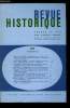 Revue historique n° 505 - De quelques nouvelles utilisations des sources notariales en histoire économique (XVIIe-XXe siècle) par Jean Paul Poisson, ...