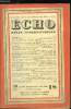 Echo, revue internationale n° 18 - 1848-1948, Cent après par Hugh Trevor-Roper, Essai de synthèse du caractère national par The Listener, Londres, Le ...