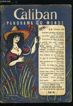 Caliban panorama du monde n° 41 - Bacheliers ! que ferez vous demain ? par Jean Legaillard, La calvitie, preuve de virilité par Bernard Heuvelmans, ...